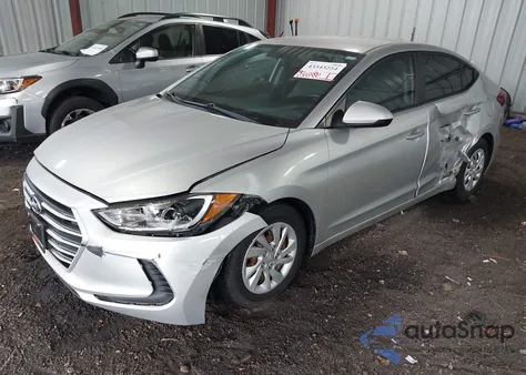 2018 Hyundai Elantra Se из США, поврежденный, VIN 5NPD74LF6JH392491
